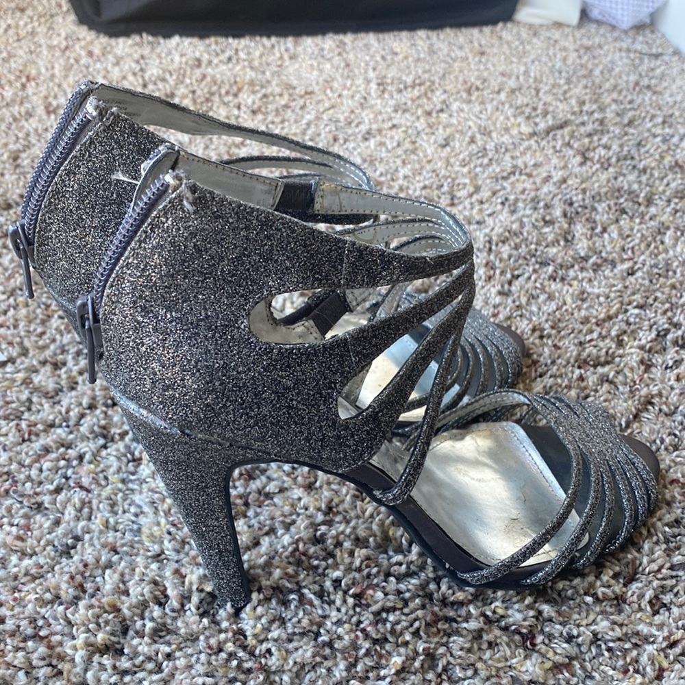 Apt.9 Silver Sparkly Heels